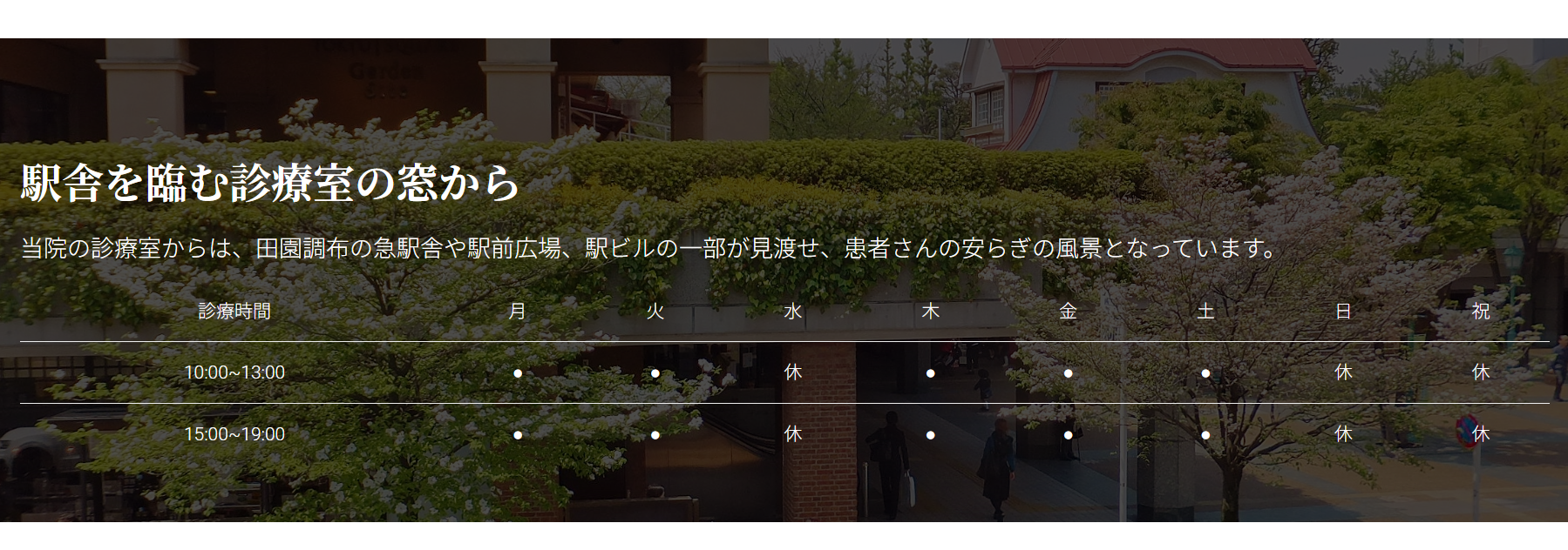 ①森歯科医院②治療方針③診療時間