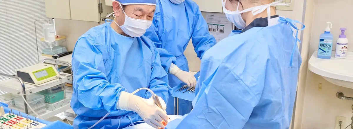 負担の少ない治療を心がけています