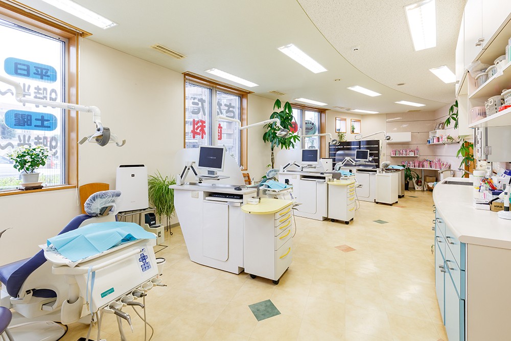 清潔で明るい診療室