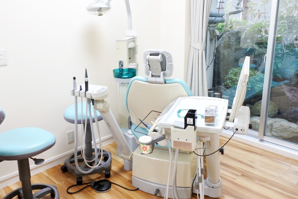 ①外観②受付③診療室