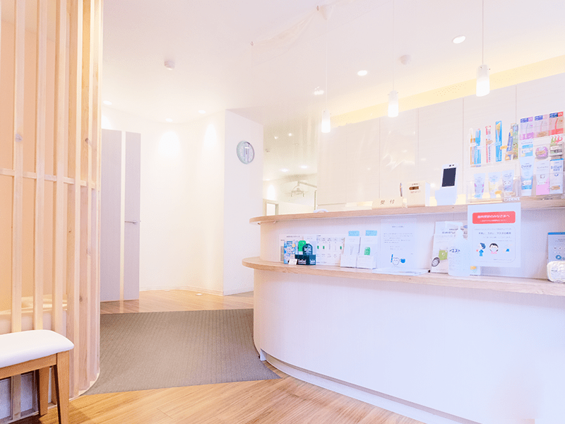 ①外観②受付③診療室