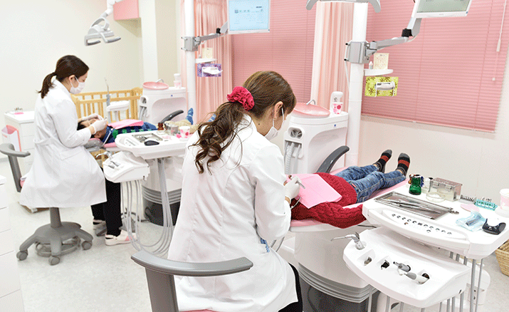 小さなお子様連れの方でも通院しやすいです