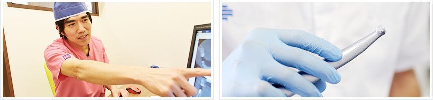 【東川口駅　徒歩8分　】
最優先に「患者様の求める治療」を実現することを重視しています。
常に最新の知識と技術を研鑽し、患者様が満足できる診療を提供する努力を惜しまないことを心掛けています。