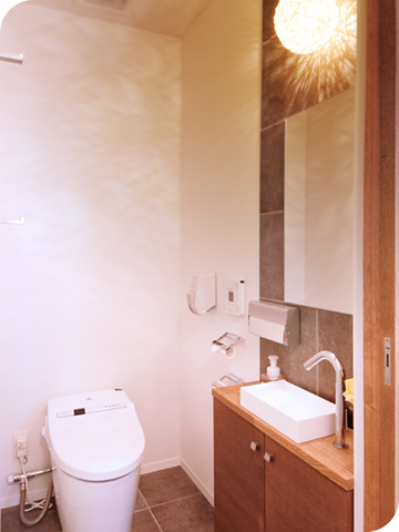 バリアフリーのレストルームです