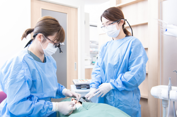 痛くない虫歯治療に務めます