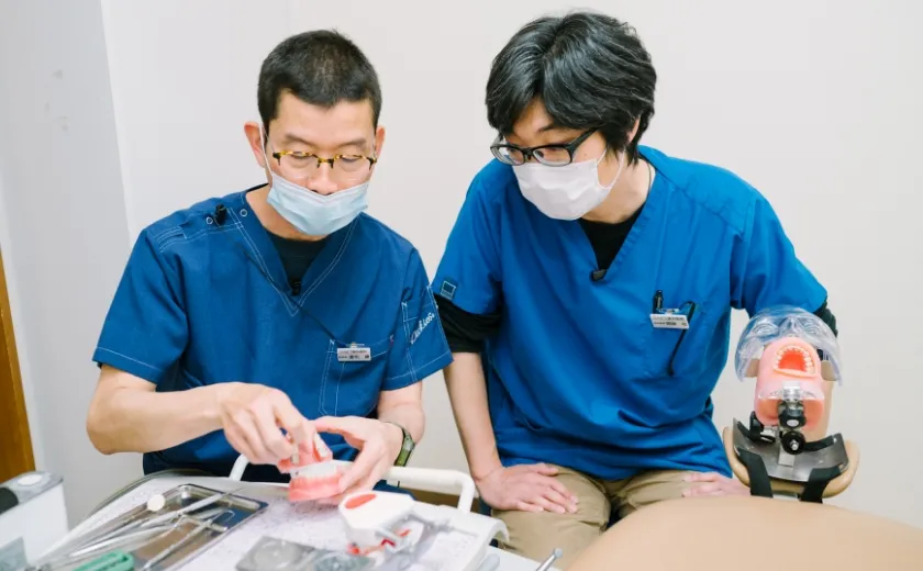 顎の筋肉や噛み合わせのバランスを整えています