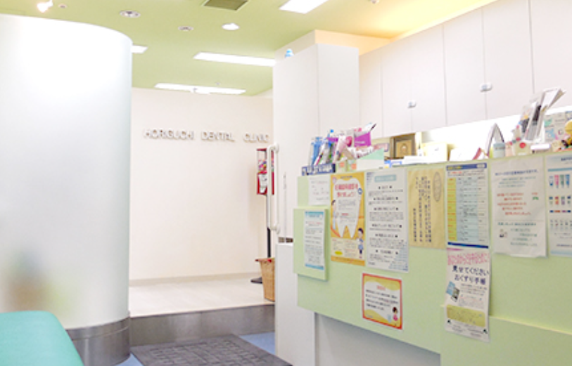 ①入口②診療スペース③受付