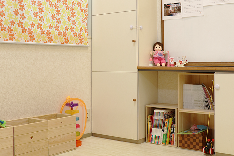 お子様が遊べるキッズスペースあり