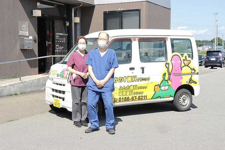 ご自宅でも通院時のような治療が受けられます