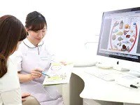 管理栄養士が在籍し、食事面からのサポートにも対応