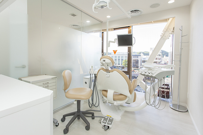 ①外観②受付③診療室