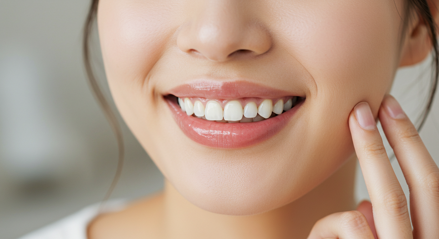 目立たず自然に馴染む人工歯