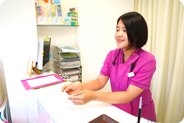 医院内風景・院長