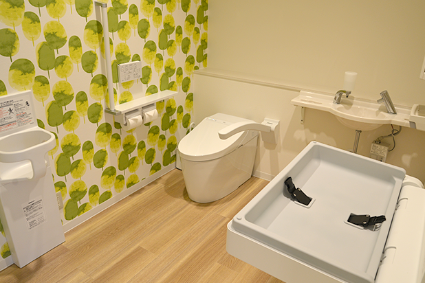 ①キッズスペース②患者様用トイレ③診療チェア