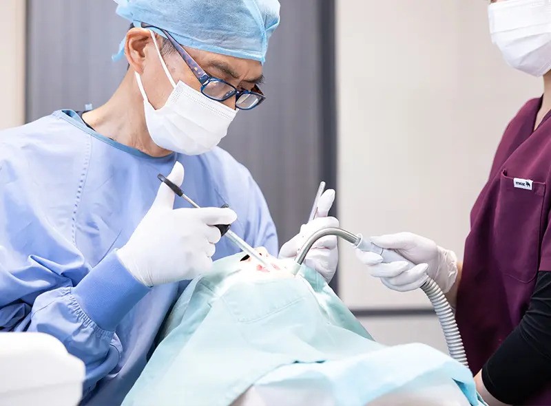 歯科用CTを用いた精密な診断を行っています