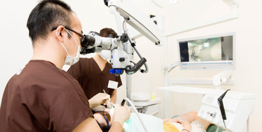 歯内療法の様子