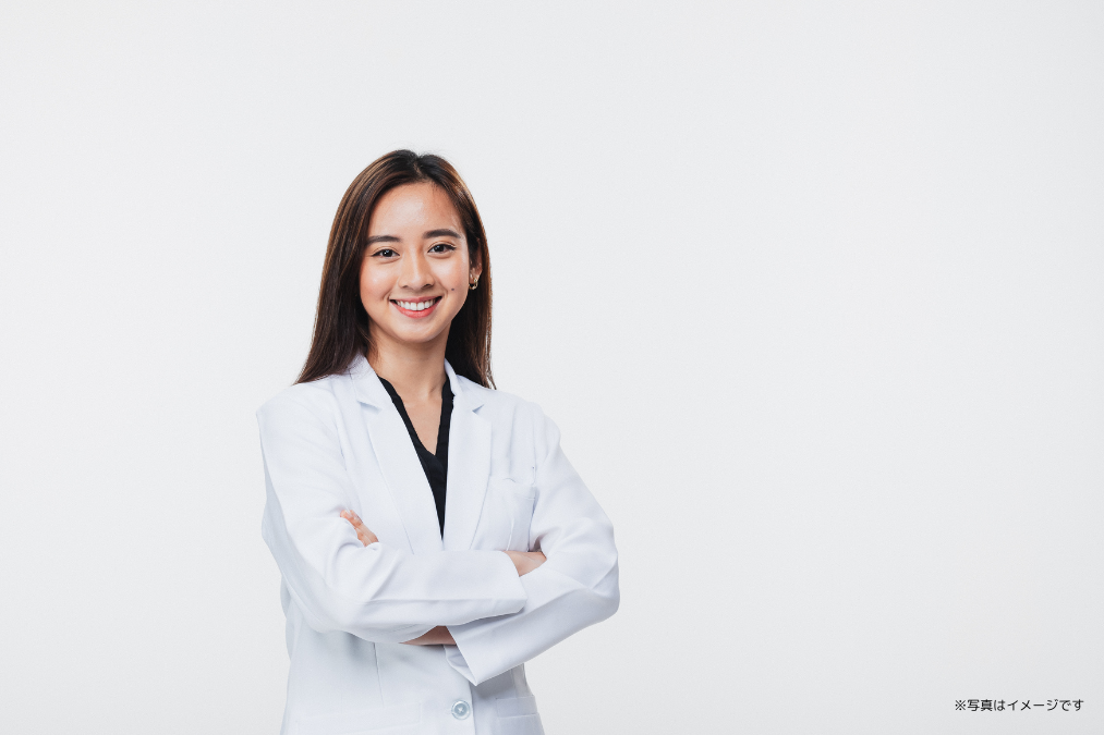 ①もっともっと笑顔を！ ②③イメージ画像