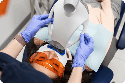 ホワイトニングを提供