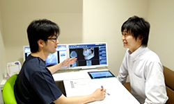 ①リラックスして治療を受けられます②丁寧なカウンセリングを行います③明るい院内