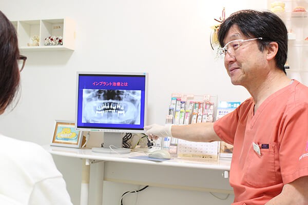 丁寧な説明を心がけています