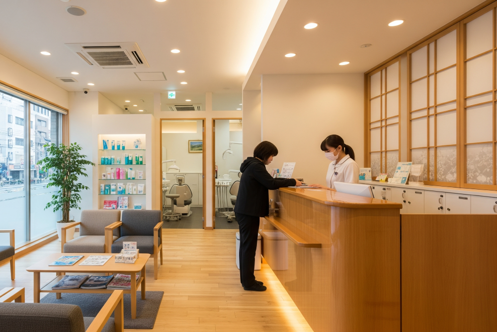 ①外観②診察室③画像はイメージです。