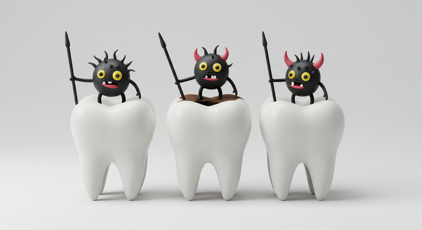 不安な虫歯は早めの処置を