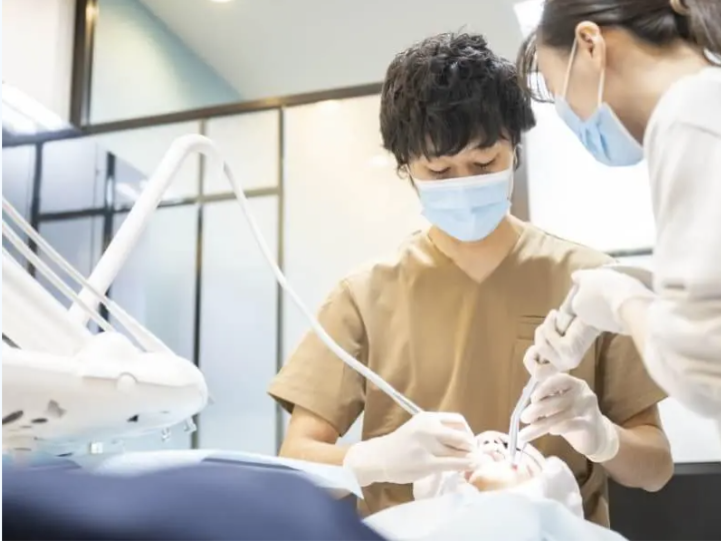 むし歯治療の様子