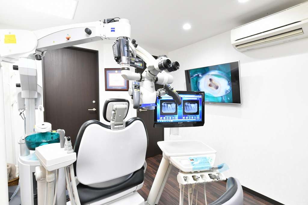 マイクロエンド歯科の治療チェア